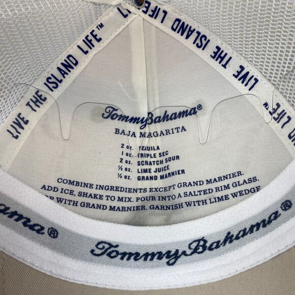 Tommy Bahama hat unisex one size brown snap back mesh active sweatband cap - Picture 8 of 9